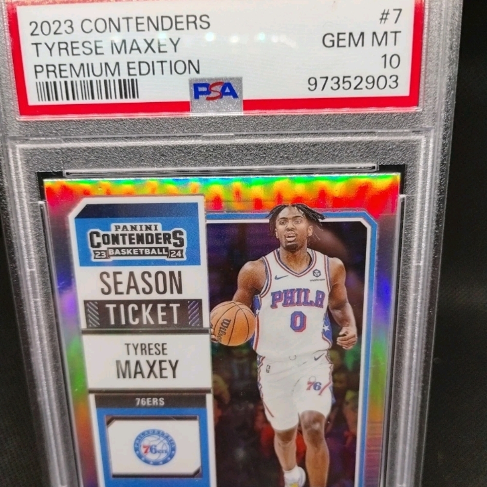 Panini Contenders Tyrese Maxey Basketball Card